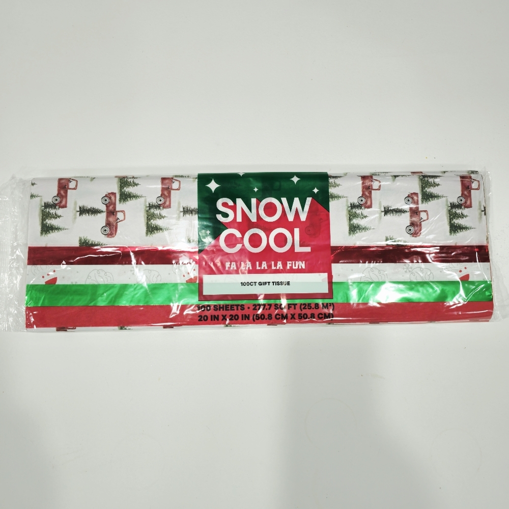Holiday Tissue Paper - Red, Green, White